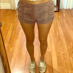 Crochet like shorts from Urban outfitters